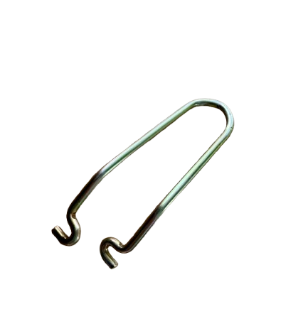 線径φ2.8mm、材質はSWC、六価クロメート処理の農業関連部品に使用する線加工試作品