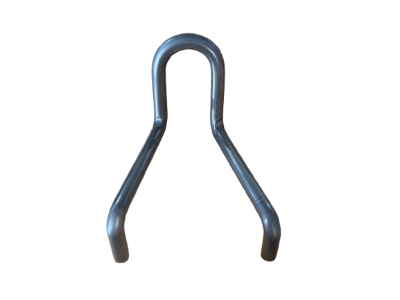 線径φ12、材質SS400を使用したU字加工を用いたフック形状ベンダー曲げ部品。