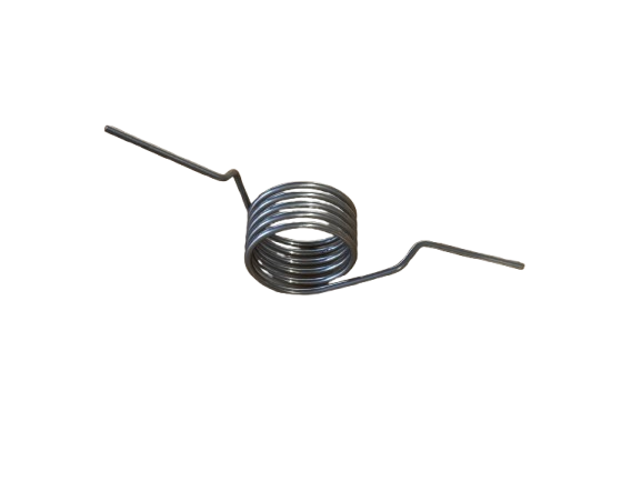 材質は SUS304-WPB、線径 φ1.8mmの農業関連部品に使用されるヒンジバネ